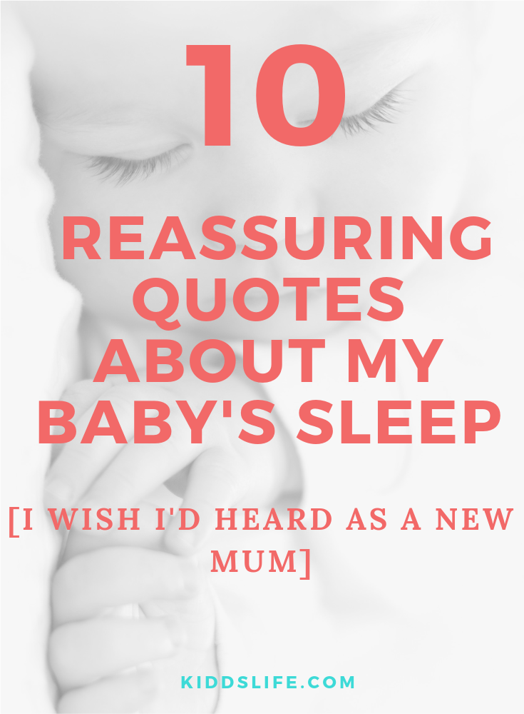 Baby sleep quotes to reassure tired new mums